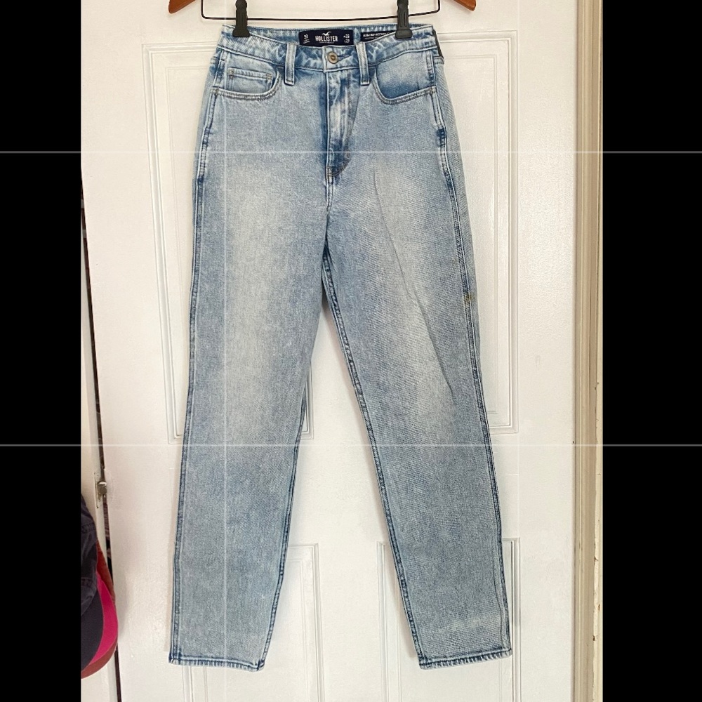 hollister mom jeans